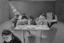 Artists affirm ‘It’s Not All Black and White’ at the Blue Moon 