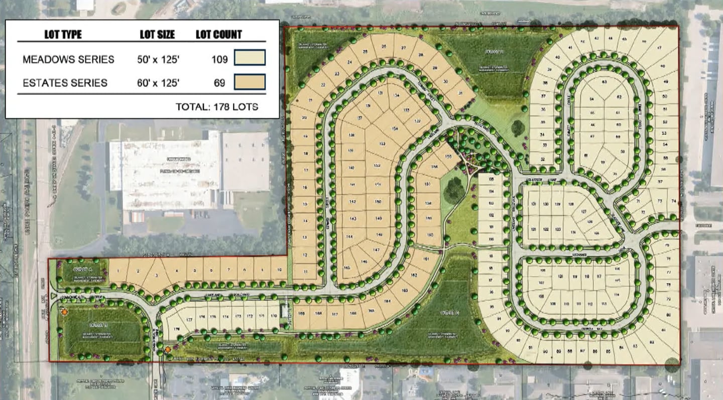 Crystal Lake Planning and Zoning Commissioners ask Pulte Homes to change the layout of the proposed 178 single-family homes at 275 S. Main St.