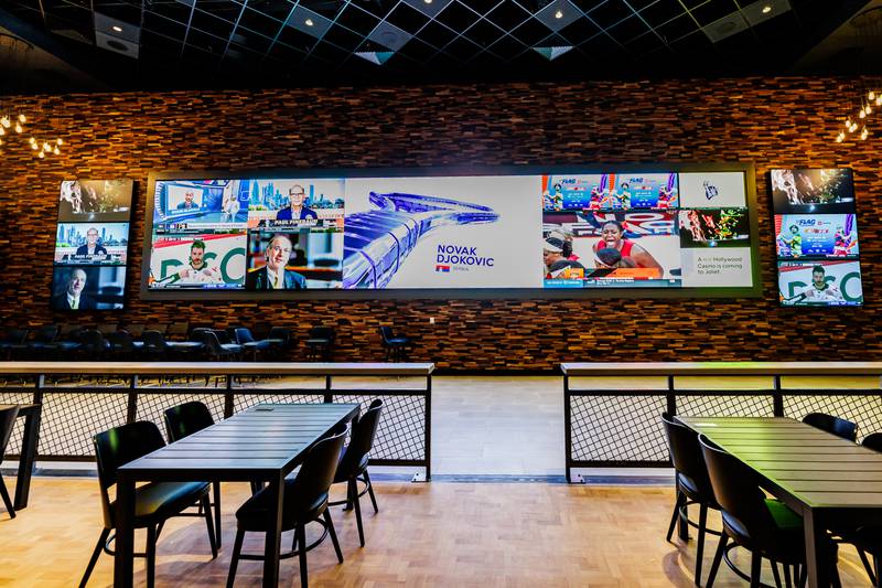 ESPN BET is among the spaces seen during during a “first-look” tour of the new Hollywood Casino Joliet, located at 1401 Gateway Blvd., Joliet, on July 11, 2025.