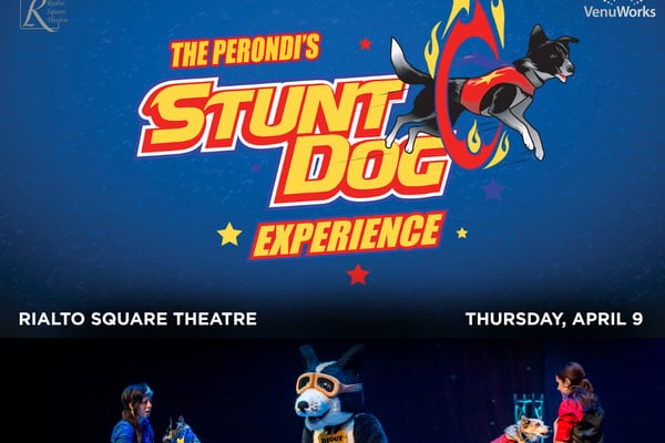 Perondi’s Stunt Dog Experience coming to Rialto Square Theatre this spring