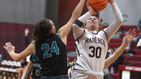 Photos: Woodstock North vs. Marengo in KRC girls basketball 