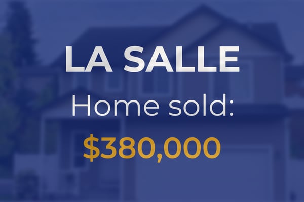 Single-family home in La Salle goes for $380,000