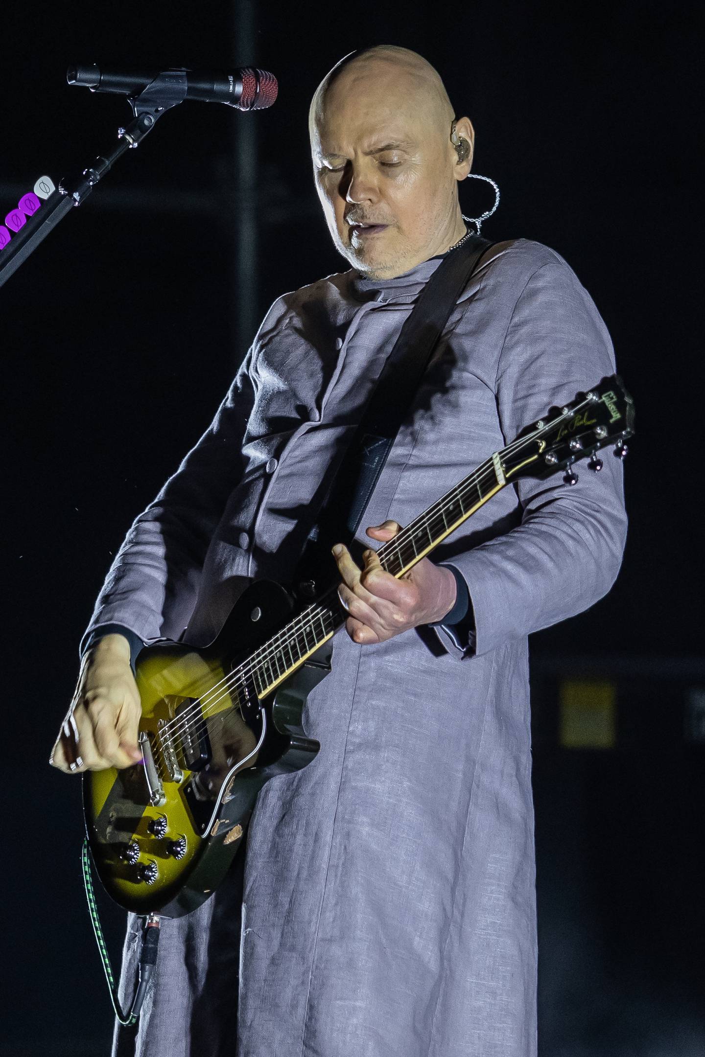 Billy Corgan and the Machines of God perform at Busey Bank Field at Joliet Memorial Stadium during Taste of Joliet on June 20, 2025.