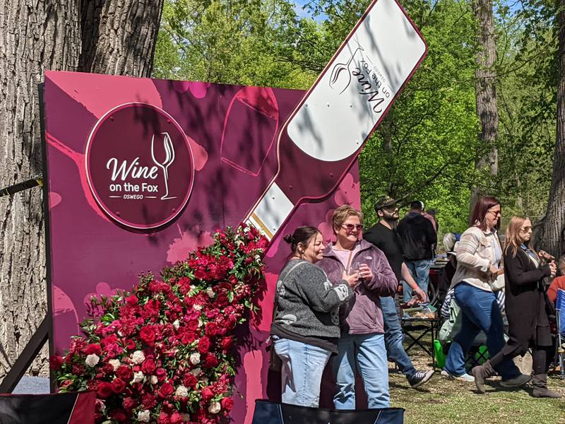 Sunny skies greeted those attending Wine on the Fox at Hudson Crossing Park in Oswego on May 2, 2026.