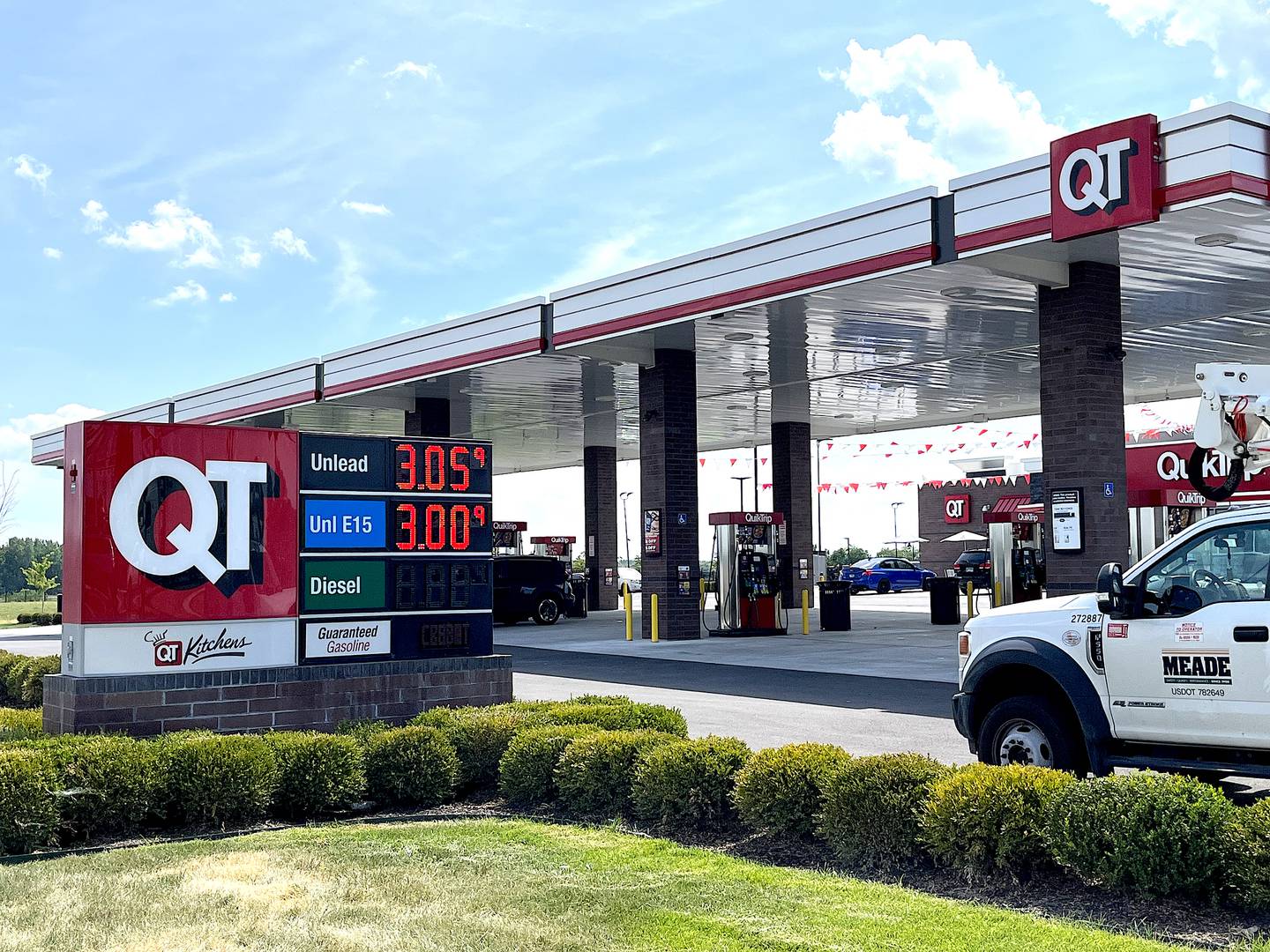 QuikTrip, 676 N. Weber Road, Romeoville, seen on Wednesday, July 2, 2025. The gas station was listed as having the cheapest regular fuel price in Will County by GasBuddy as of Wednesday, July 2, 2025.