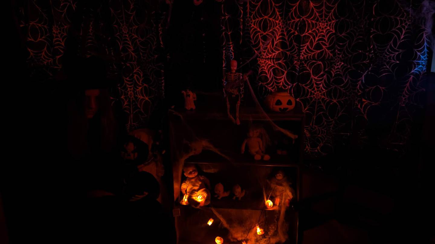 St. Joseph Academy in Joliet hosts the annual haunted attraction as a fundraiser for its school – and the event has families in mind from start to finish. The doll room is pictured.