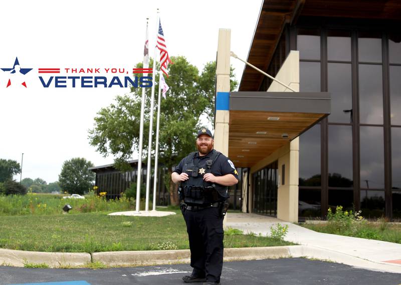 Sandwich Police Sgt. Dan Whitecotton, who was born and raised in Sandwich, is an Air Force veteran and youth football coach.