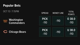 Caesars promo code: +380 boost on Thursday Night Football use SMARTICLEFULL for Commanders-Bears