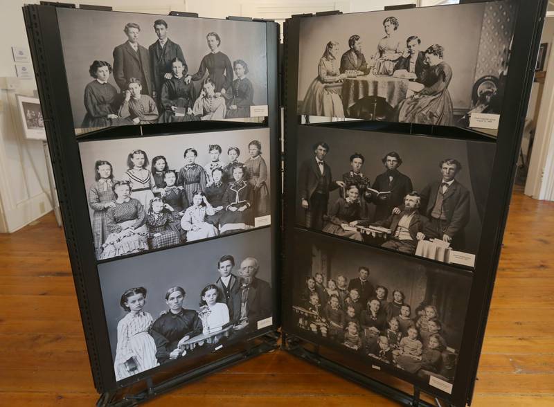 A view of some of the H.W. Immke photos on Friday, May 1, 2026 at the Bureau County Historical Society in Princeton.