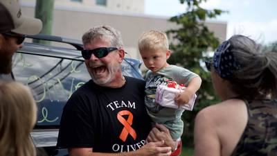 Sycamore boy’s cancer remission celebrated with 100-plus biker parade to St. Charles: ‘It’s a miracle’