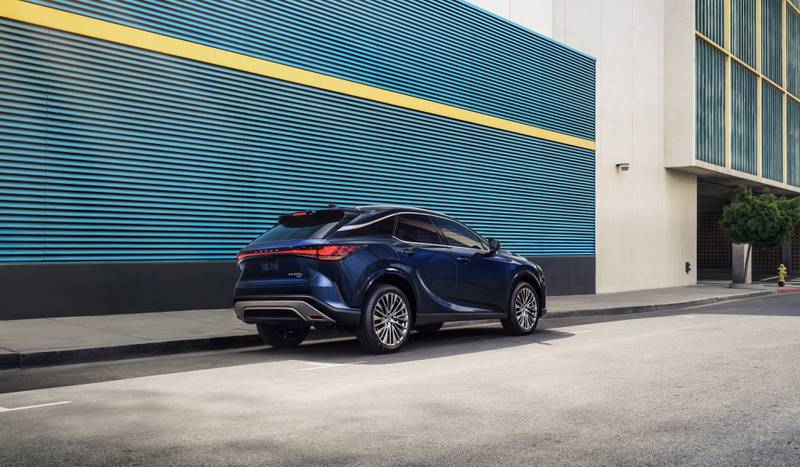 The 2024 Lexus RX450h+ Plug-in Hybrid Electric Vehicle is a serious contender in the luxury SUV market.