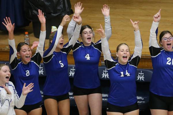Photos: Newark defeats Marquette in volleyball showdown