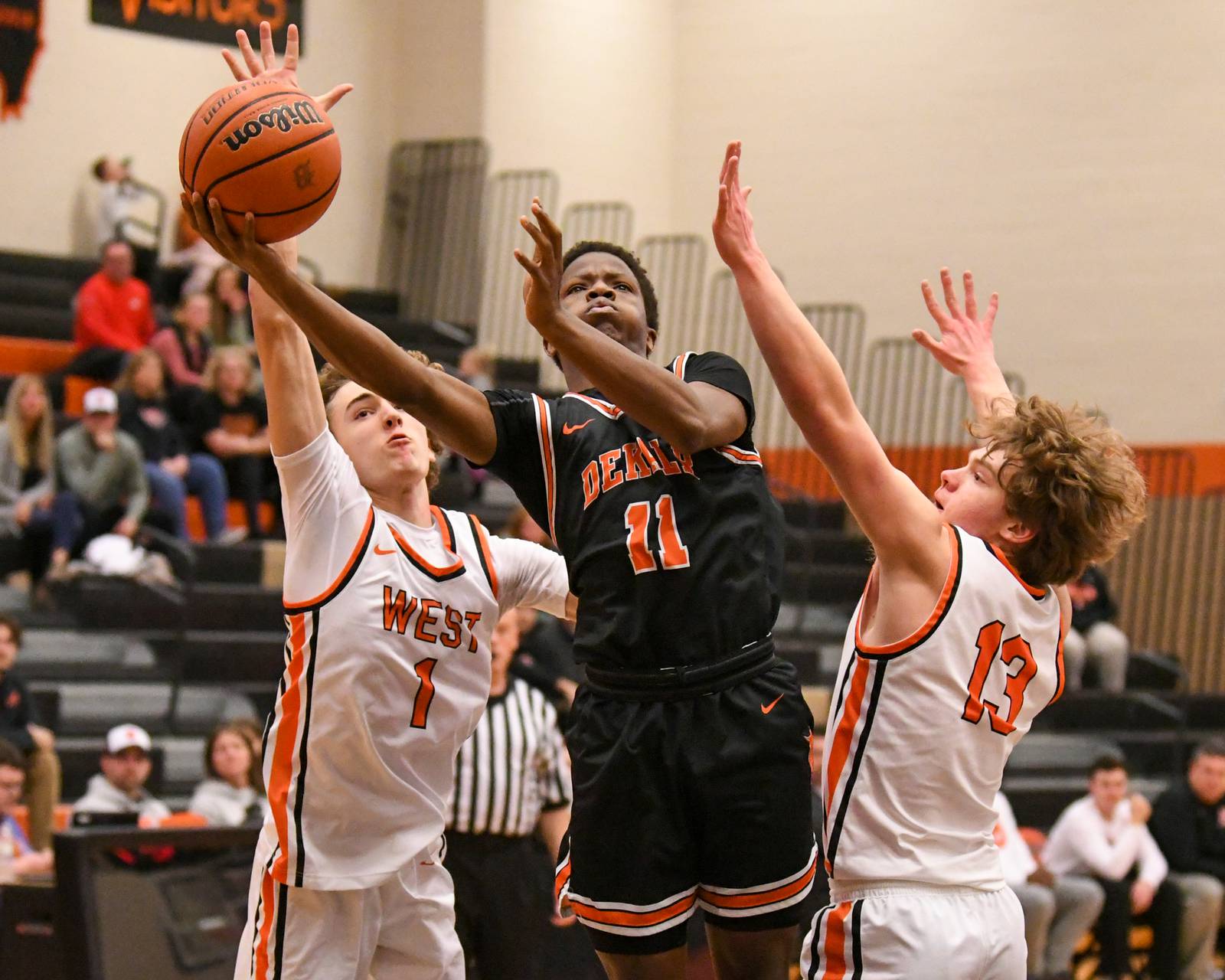 Boys basketball DeKalb bounces back at Chuck Dayton with 36point win