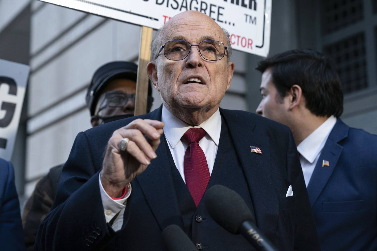 Rudy Giuliani processed in Arizona in fake electors scheme to overturn Trump’s 2020 loss to