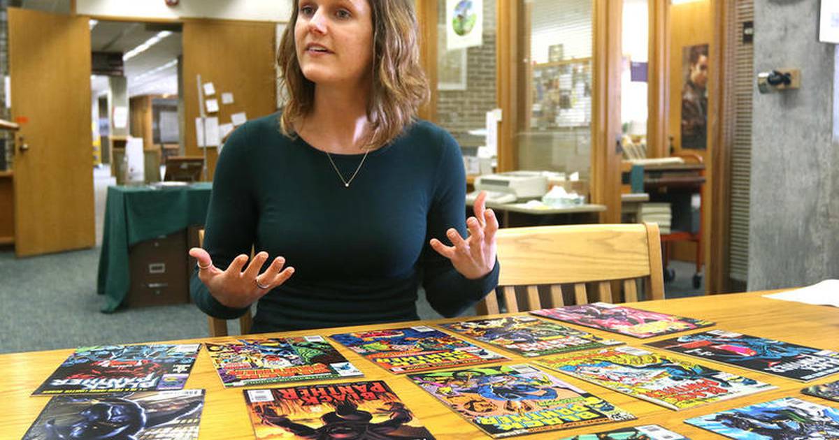 NIU library boasts at least 3,000 comic books, including Black Panther