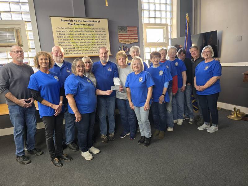 The Ottawa American Legion Auxiliary donated $7,000 from its Fall Fest to the Lee County Honor Flight, which organizes veterans from La Salle and Bureau counties to fly to Washington D.C.