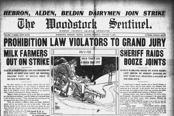 Booze raids and milk strikes: Our look at the history of January 3