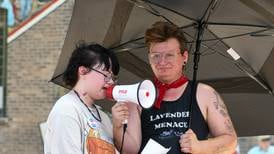 ‘The trans community is resilient:’ Transgender people, allies rally for rights in DeKalb