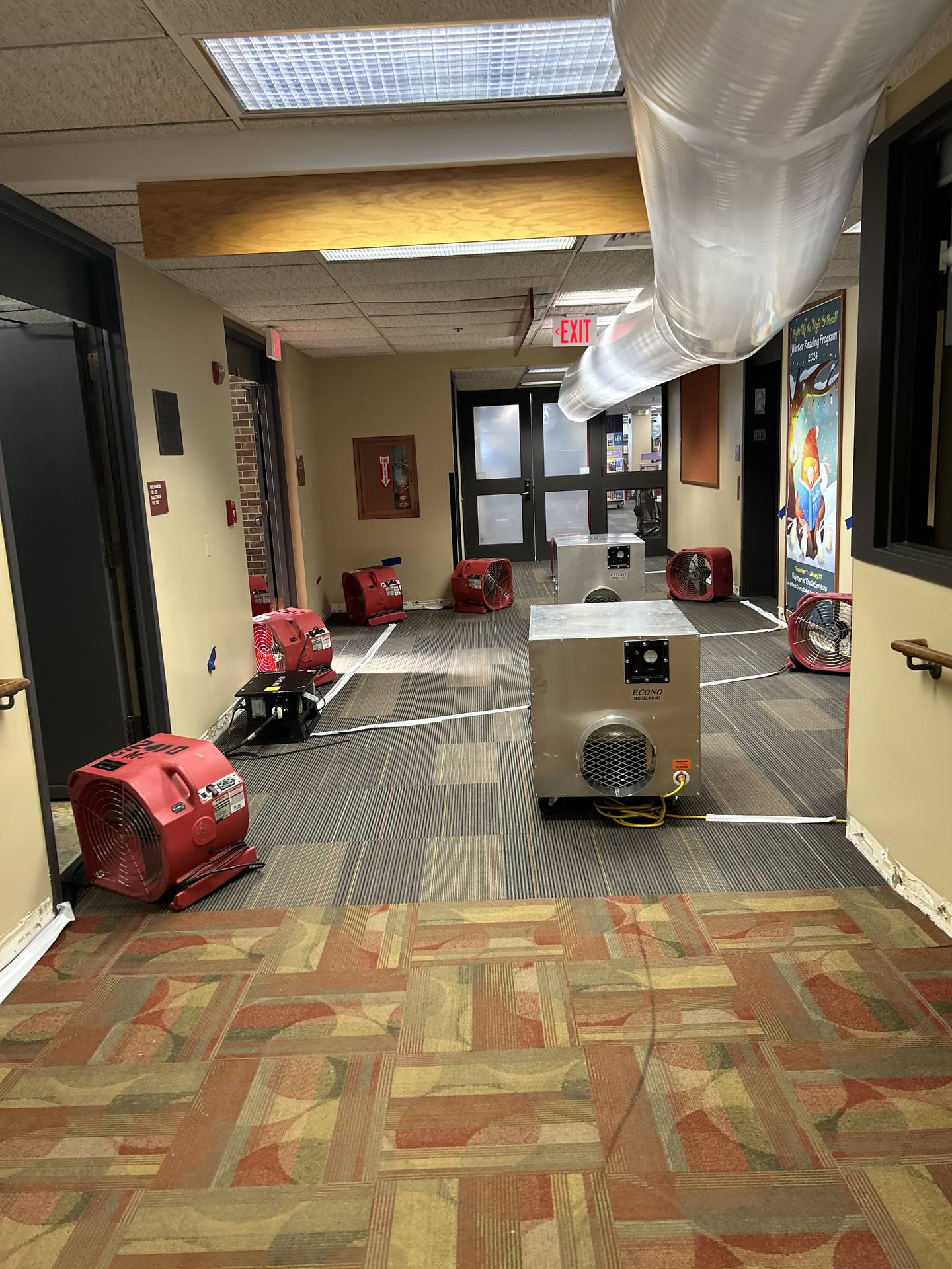 The Crystal Lake Public Library sustains “substantial” water damage when two water sprinklers went off Sunday evening, according to a news release.