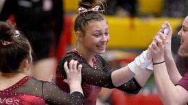 High school girls gymnastics: Prairie Ridge co-op wins Schaumburg Sectional title