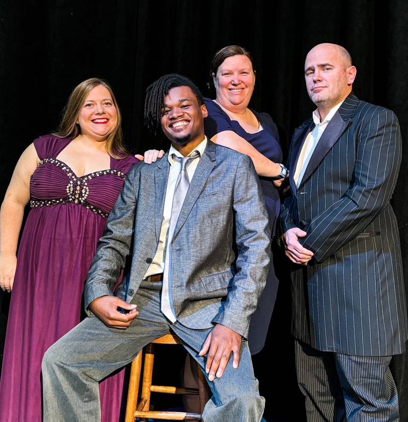 The cast of "Anything Goes" performed by the River Valley Players.