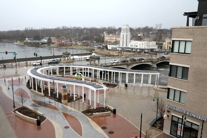 First Street Plaza in St. Charles.