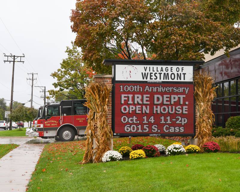 Westmont fire department celebrates there 100th anniversary with an open house that was held on Saturday Oct. 14, 2023.