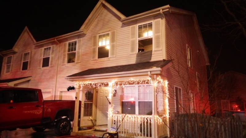 Fire at a home in the 14200 block of Napa Circle in unincorporated Plainfield on Dec. 14.