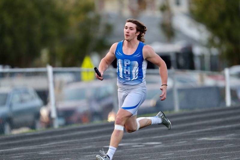 Princeton's Ethan Wallace runs in Tuesday's Ferris Invite.