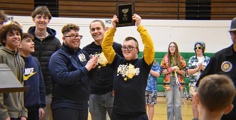 Sterling High School won first place in the Drum Ensemble event, Sunday, Feb. 22, 2026, during the 12th annual Percussion Palooza at Rock Falls High School.