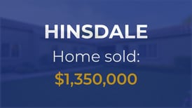 Sale closed in Hinsdale: $1.35 million for a single-family home