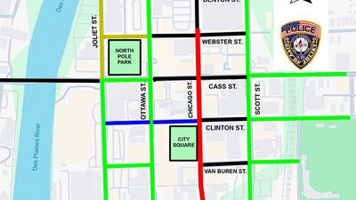 Parking and street closures for Joliet’s Light Up the Holidays festivities