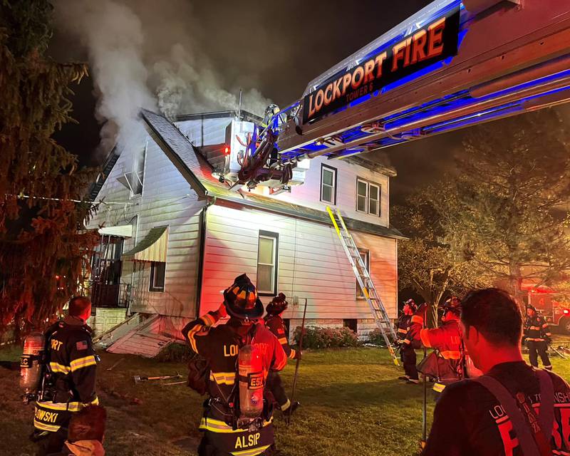 The Lockport Township Fire Protection District responded to a house fire in the 200 block of Wesleyan Street in unincorporated Lockport Township at around 1:59 a.m. on Wednesday, Sept. 18, 2024.