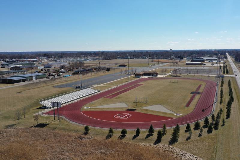 A view of the La Salle-Peru Township High School Athletic Complex on Tuesday, March 7, 2023 in La Salle. This project will see the addition of competition baseball and softball diamonds, expansion of tennis courts, and installation of artificial turf to the school’s soccer field, along with expanded parking space. Additionally, restroom facilities will be added to the existing soccer field utility building and a structure will be built near the baseball/softball diamonds to serve as a concession stand, press box, and restrooms.