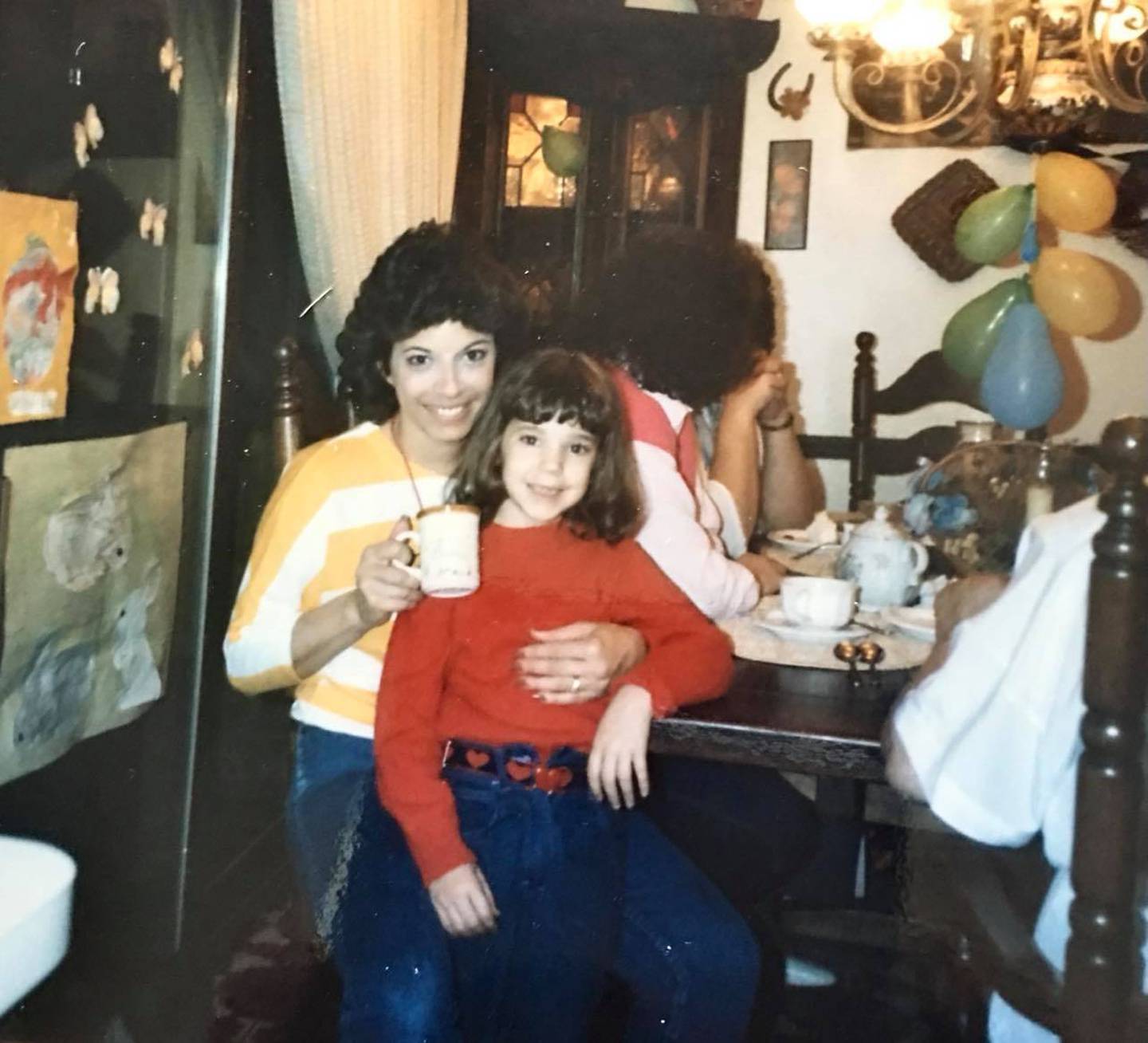 Carmel Perino of Homer Glen is pictured in the mid-1980s with her youngest daughter Andrea "Onnie" Richter, now of Virginia.