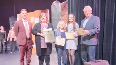 Putnam County High School celebrates new lighting system in auditorium