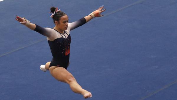 Oswego Co-op’s Ava Sullivan vaults to school’s first state gymnastics championship