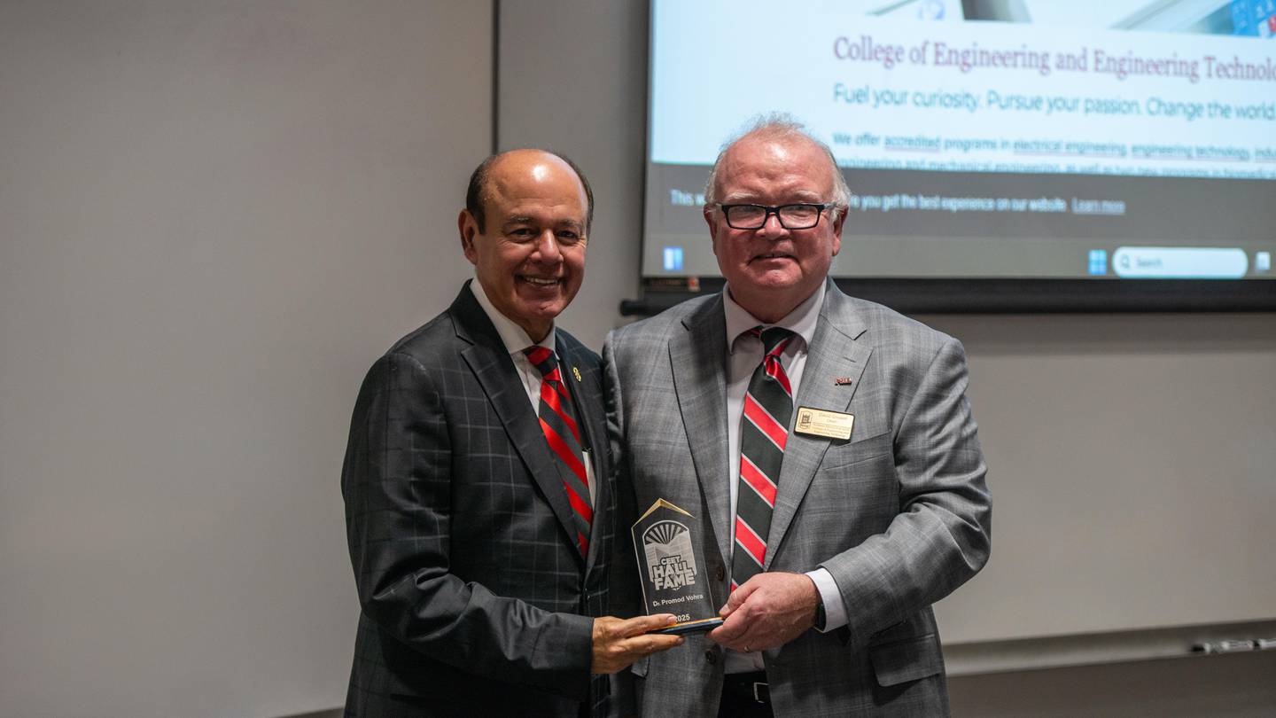 Dr. Promod Vohra was inducted into Northern Illinois University’s inaugural Hall of Fame class for the College of Engineering in November 2025.