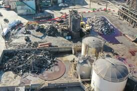 Carus says damaged packaging of potassium permanganate led to Jan. 11 fire