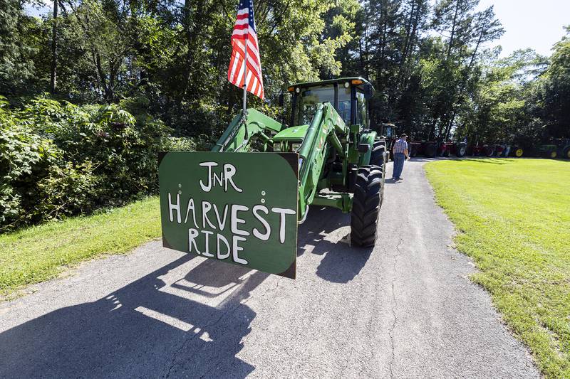 The group met for grilled pork chops and fun with family and friends Saturday, Aug. 31, 2024,  at the end of the ride.