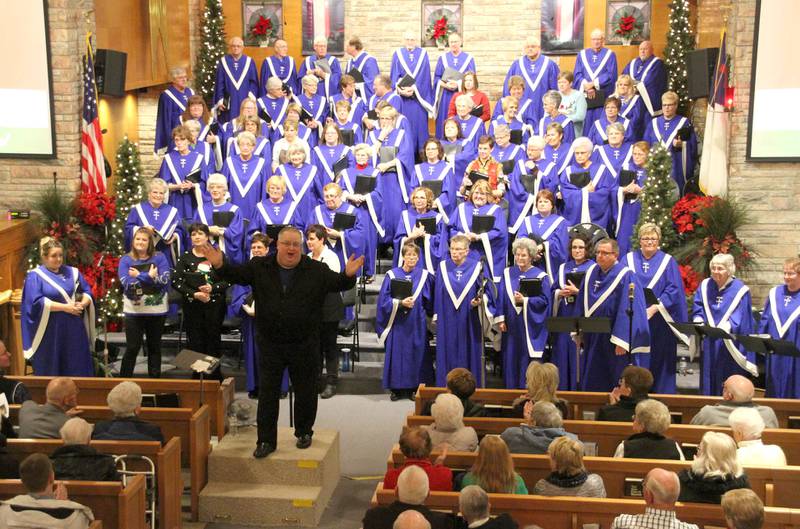 Morrison's Emmanuel Church "Voices of Praise" choir performs at a previous Christmas cantata.