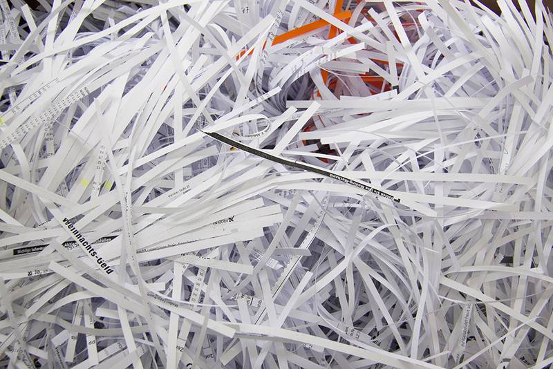 Paper shredding