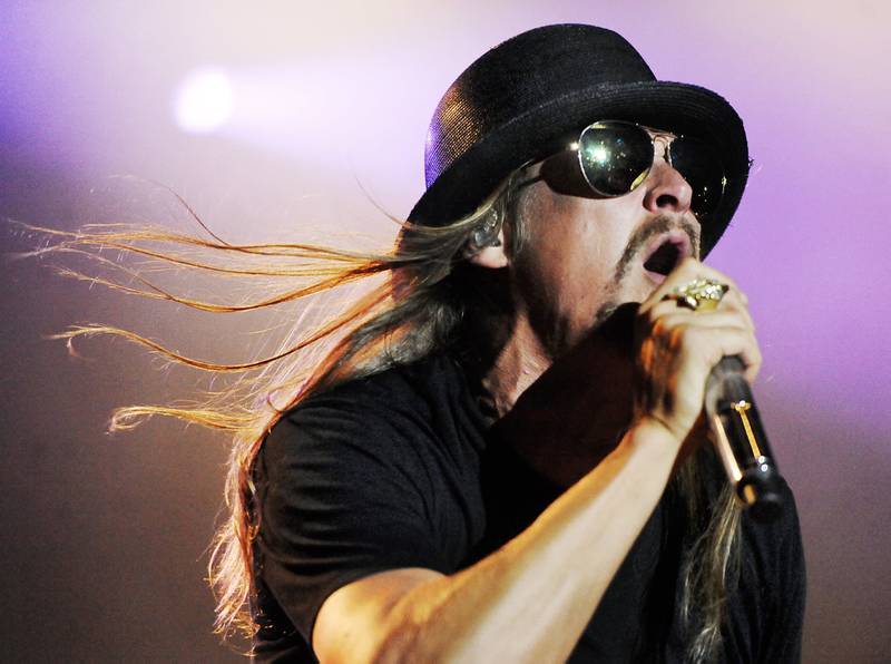 Kid Rock performs during the Lou's Lagrotto Concerts For A Cause on July 14, 2012 at the Illinois Valley Regional Airport in Peru. The airport became a concert venue in 2011 after the concert series was moved from the Cedar Point Sportsmans Club in La Salle. Lou's Lagrotto stopped the concerts in 2014.