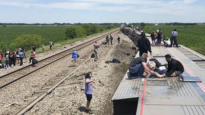 3 killed, dozens hurt when Amtrak train bound for Chicago crashed into dump truck in rural Missouri