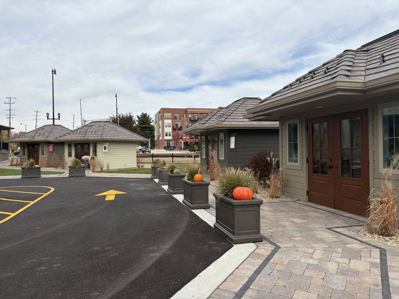 Shops on Main in Huntley pictured Oct. 28, 2025.