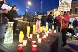 Ogle County residents turn out for candlelight vigil held for Minnesota woman killed by ICE agent