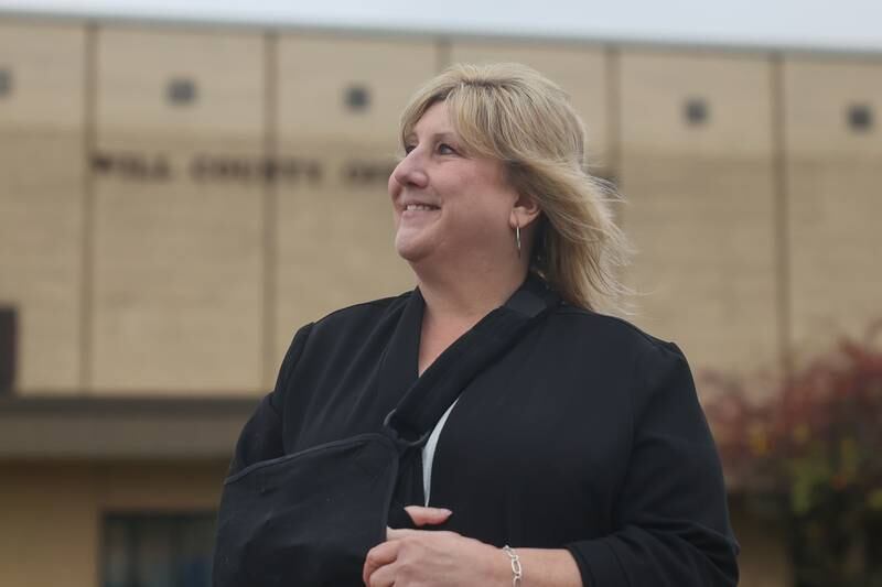 Annette Parker poses for a photo outside the Will County Office Building on Wednesday, Nov. 6, 2024 in Joliet.