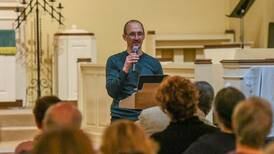 Photos: DeKalb community prays for peace in Israel, Palestine at vigil