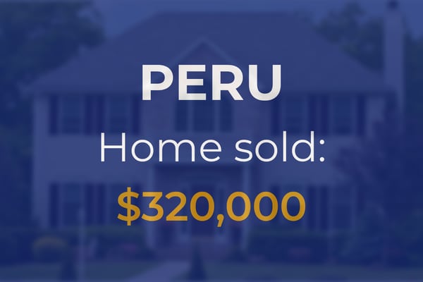 Single-family home sells in Peru for $320,000