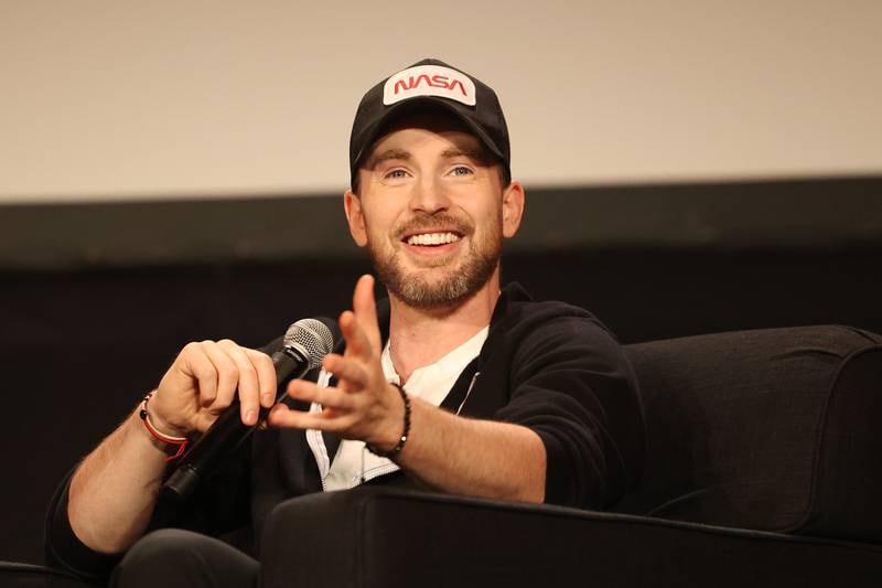 Actor Chris Evans, best known for his role as Captain America, sits down for a Q&A at C2E2 Chicago Comic & Entertainment Expo on Sunday, April 2, 2023 at McCormick Place in Chicago.